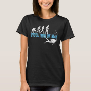 T-shirt Evolution Graphic Diver Plongée Plongée Plongée Pl