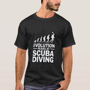 T-shirt Évolution incroyable au sommet de la plongée en sc