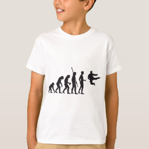 T-shirt évolution martial sortes