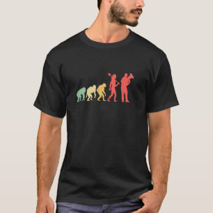 T-shirt Évolution Musicien de Tuba Tubaïste Tubiste Joueur