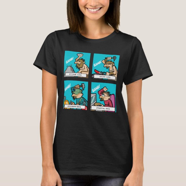 T-shirt Évolution numérique 2 (Devant)