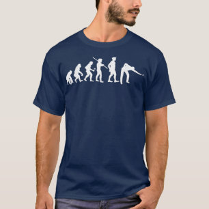 T-shirt Evolution Pool Drôle Pool Joueur Billard