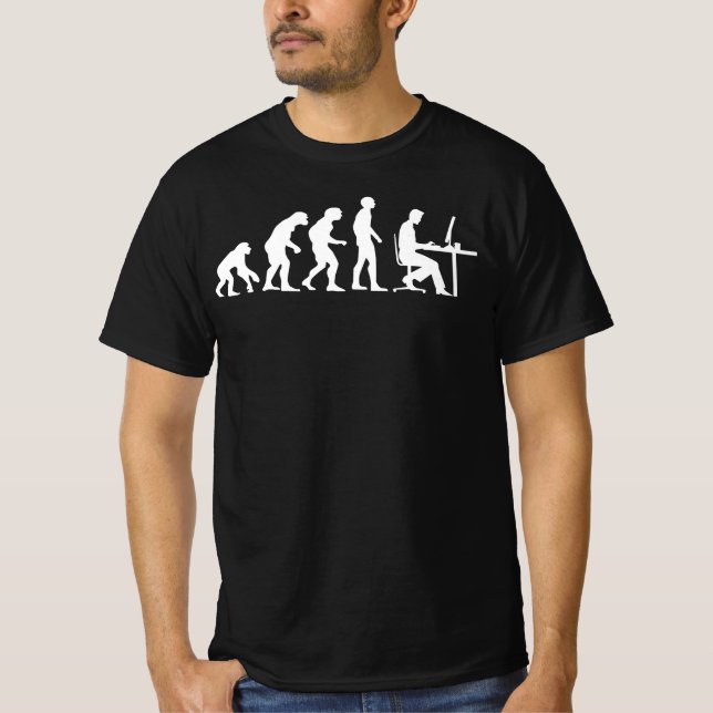 T-shirt Évolution Pour Les Jeux, Les Joueurs, Les Codeurs, (Devant)