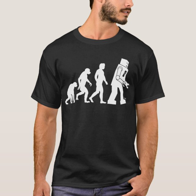 T-shirt évolution robotique (Devant)