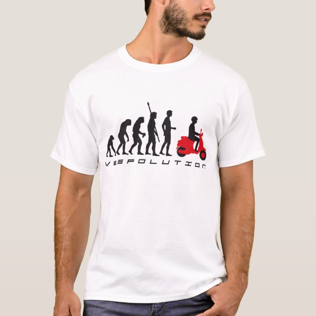 T-shirt Evolution scooter (Devant)
