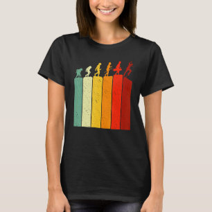T-shirt Evolution Skateboard Mountain Pour Skateboarders M