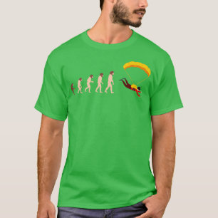 T-shirt Evolution Skydive Skydiver Paraglider Idée cadeau 