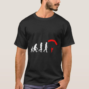 T-shirt Evolution Skydiving Pour Sky Diver Teacher
