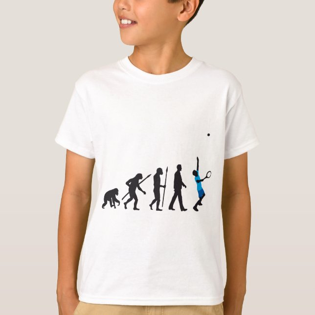 T-shirt évolution tennis plus player (Devant)