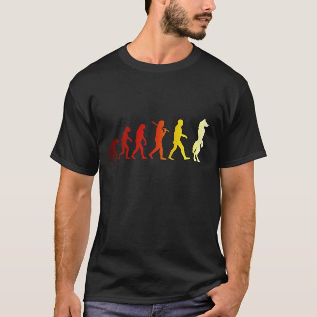 T-shirt Évolution velue (Devant)
