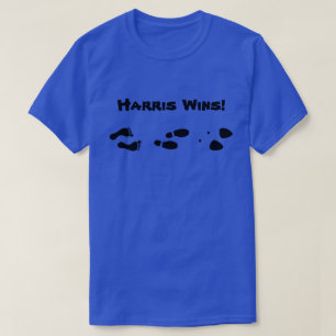 T-shirt Evolution Vote Blue Lotus pour POTUS Harris gagne