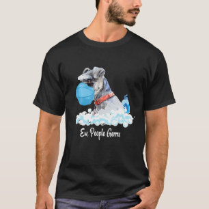 T-shirt Ew Gens Germes Schnauzer Chien Chien Chien Portant