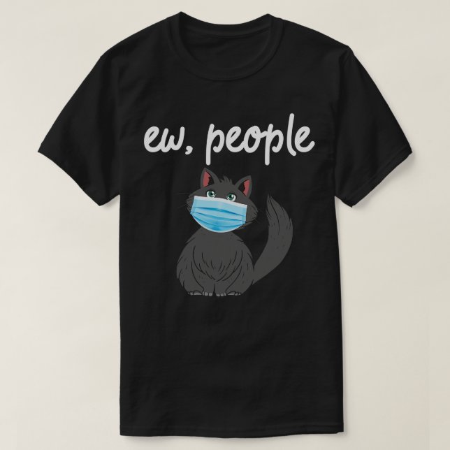 T-shirt Ew People Drôle Chat (Design devant)