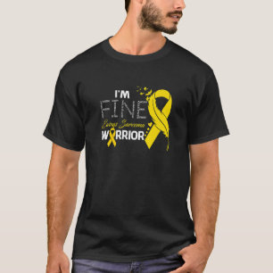 T-shirt Ewings Sarcoma Warrior Je suis beau