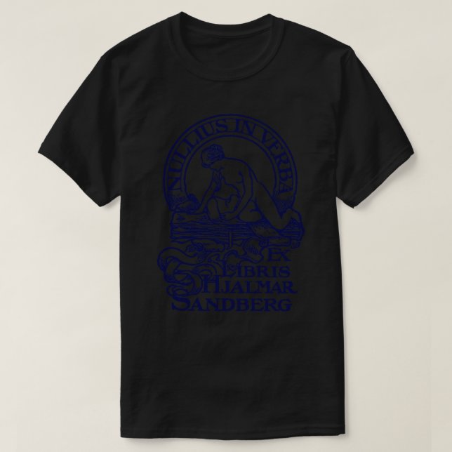 T-shirt Ex Libris Hjalmar Sandberg (Design devant)