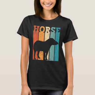 T-shirt Ex-mormon tapir cheval LDS Rétro Exmo Horse_2