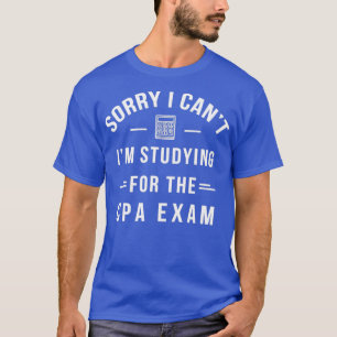 T-shirt Exam CPA amusant Étudier Comptable Public Certifié
