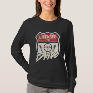 T-shirt Examen du permis de conduire passé Nouveau pilote