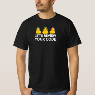 T-shirt Examinons votre code Drôle Débogage de canard en c