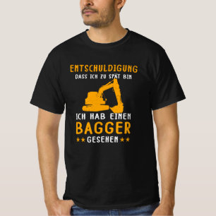 T-shirt Excavateur d'excavateur Crawler Excavateur