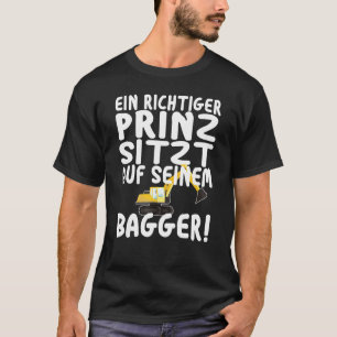 T-shirt Excavateur Travailleur de construction Chaussure E