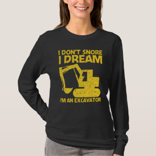 T-shirt Excavatrice Cool Pour Hommes Femmes Opéra D'équipe