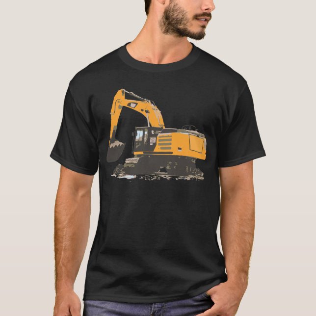 T-shirt Excavatrice énorme de saleté (Devant)