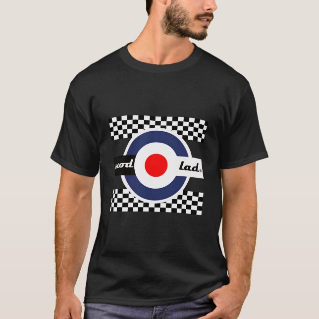 T-shirt Exclusive Mod Lad Mods Scooter Original Work (Devant)