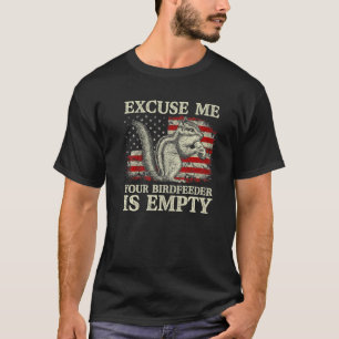 T-shirt Excusez-Moi Votre Oiseau Est Vide Amérique Vintage