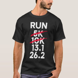 T-shirt Exécuter 10 000 à 10 000 formations en cours d'exé