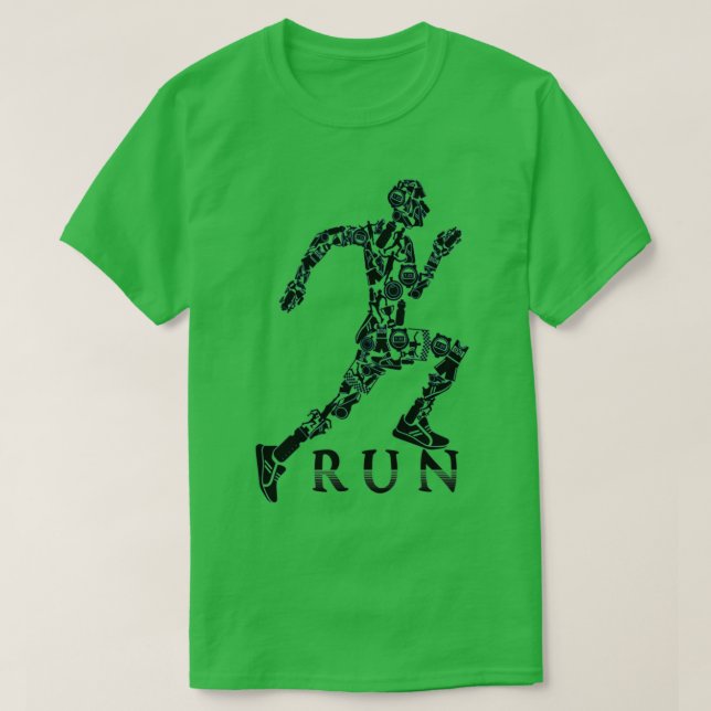 T-shirt exécuter 2 (Design devant)