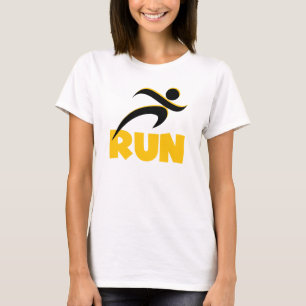 T-shirt EXÉCUTER Jaune Fitness Running Athletic