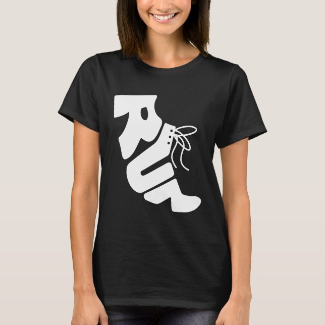 T-shirt Exécuter la conception Basket pour les coureurs (Devant)