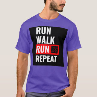 T-shirt Exécuter la répétition de la marche