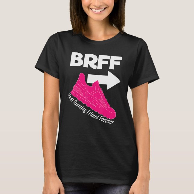 T-shirt Exécuter le meilleur ami pour BRFF Basket BFF (Devant)