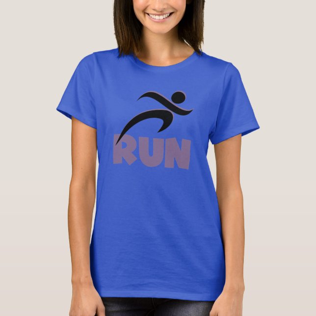 T-shirt EXÉCUTER l'état de fonctionnement de la course vio (Devant)