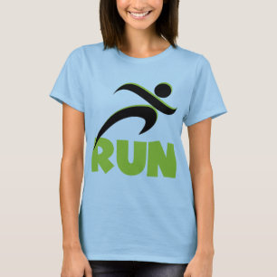 T-shirt EXÉCUTER L'Exercice D'Exercice Vert Printemps