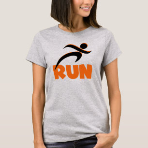 T-shirt EXÉCUTER Orange Fitness Running