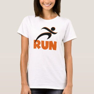 T-shirt EXÉCUTER Orange Fitness Running