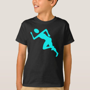 T-shirt Exécution - Cyan
