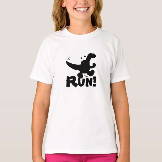 T-shirt Exécution de Dinosaur (Devant)