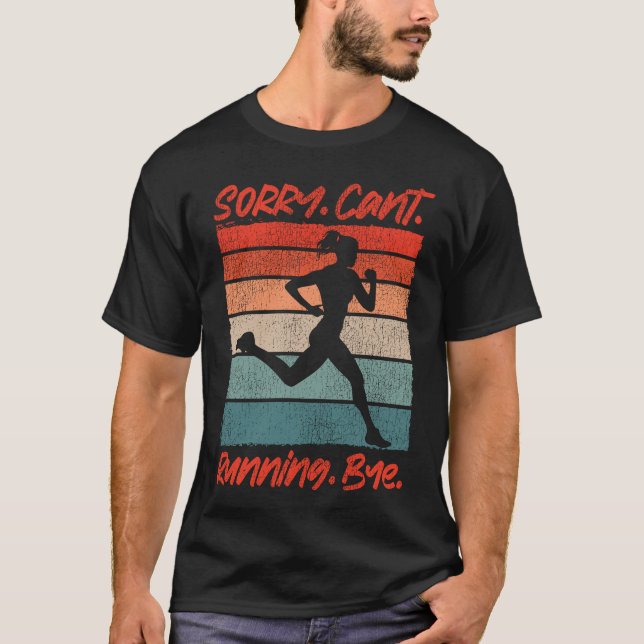 T-shirt Exécution De Jogging Désolé. Cant. En cours. Au re (Devant)