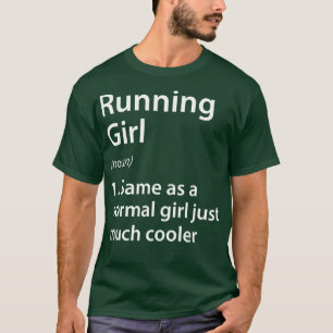 T-shirt Exécution de la définition de fille
