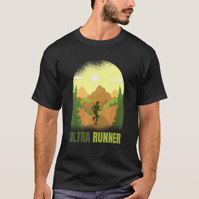 T-shirt Exécution d'Ultra Runner (Devant)