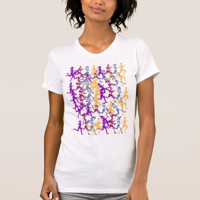 T-shirt Exécution, jogging et exercice (Devant)