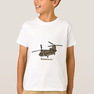 T-shirt Exemple d'hélicoptère militaire Chinook