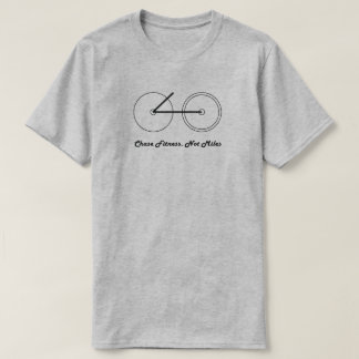 T-shirt Exercice de conditionnement physique à vélo sain