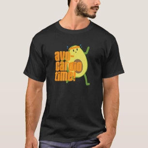 T-shirt Exercice de fitness Avocardio Avocado