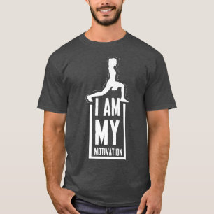 T-shirt Exercice de musculation Design Je suis ma Motiva