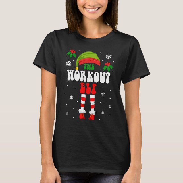 T-shirt Exercice Elf Correspondance Famille Groupe Noël Va (Devant)
